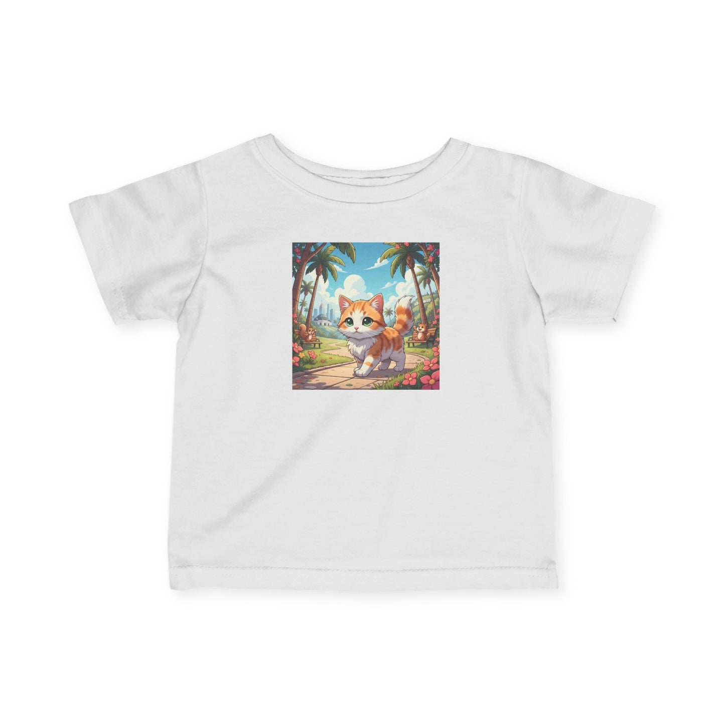 Cute Kitten Infant Baby Fine Jersey T-Shirt style 3