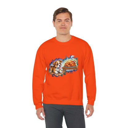 Watercolor Dog painting Unisex Crewneck Sweatshirt style 3