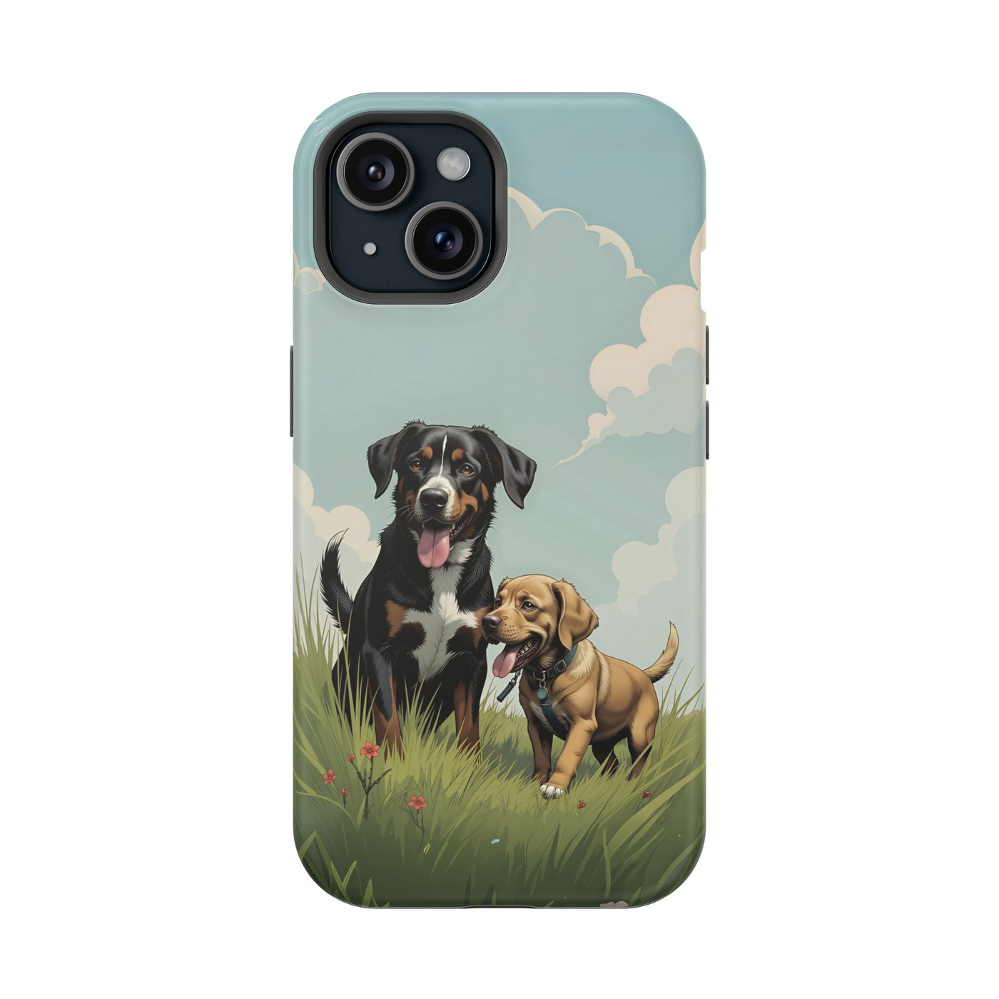 Dog Lovers' Magnetic Impact-Resistant Phone Case comic style 4, Cute Dog Design, Pet Owner Gift, Animal Lover Accessory, Birthday Gift for Dog Lovers