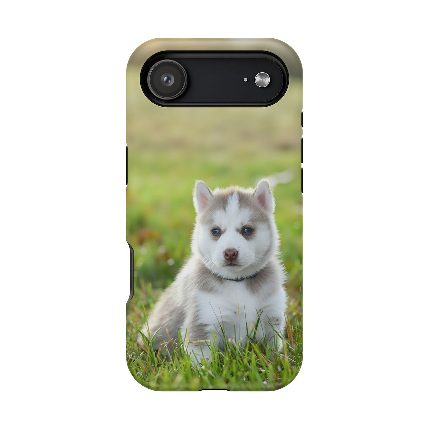 Magnetic Dog Case style 1 for Apple iPhone, Cute Puppy Phone Cover, Impact-Resistant Dog Lover Gift, Pet Protection Case, Animal-Themed Phone Accessory