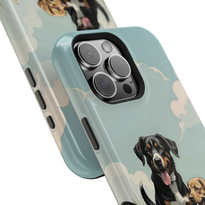 Dog Lovers' Magnetic Impact-Resistant Phone Case comic style 4, Cute Dog Design, Pet Owner Gift, Animal Lover Accessory, Birthday Gift for Dog Lovers