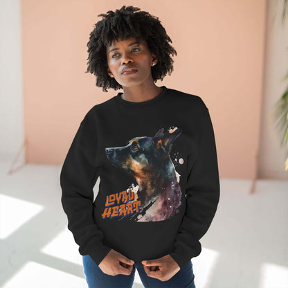 Loyal Heart Dog Lover Unisex Crewneck Sweatshirt style 1