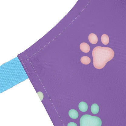 Cute Cat Paw Print 5-Color Straps Kitchen Apron