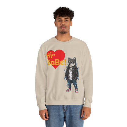 Cool Dog Unisex Heavy Blend Crewneck Sweatshirt style 3