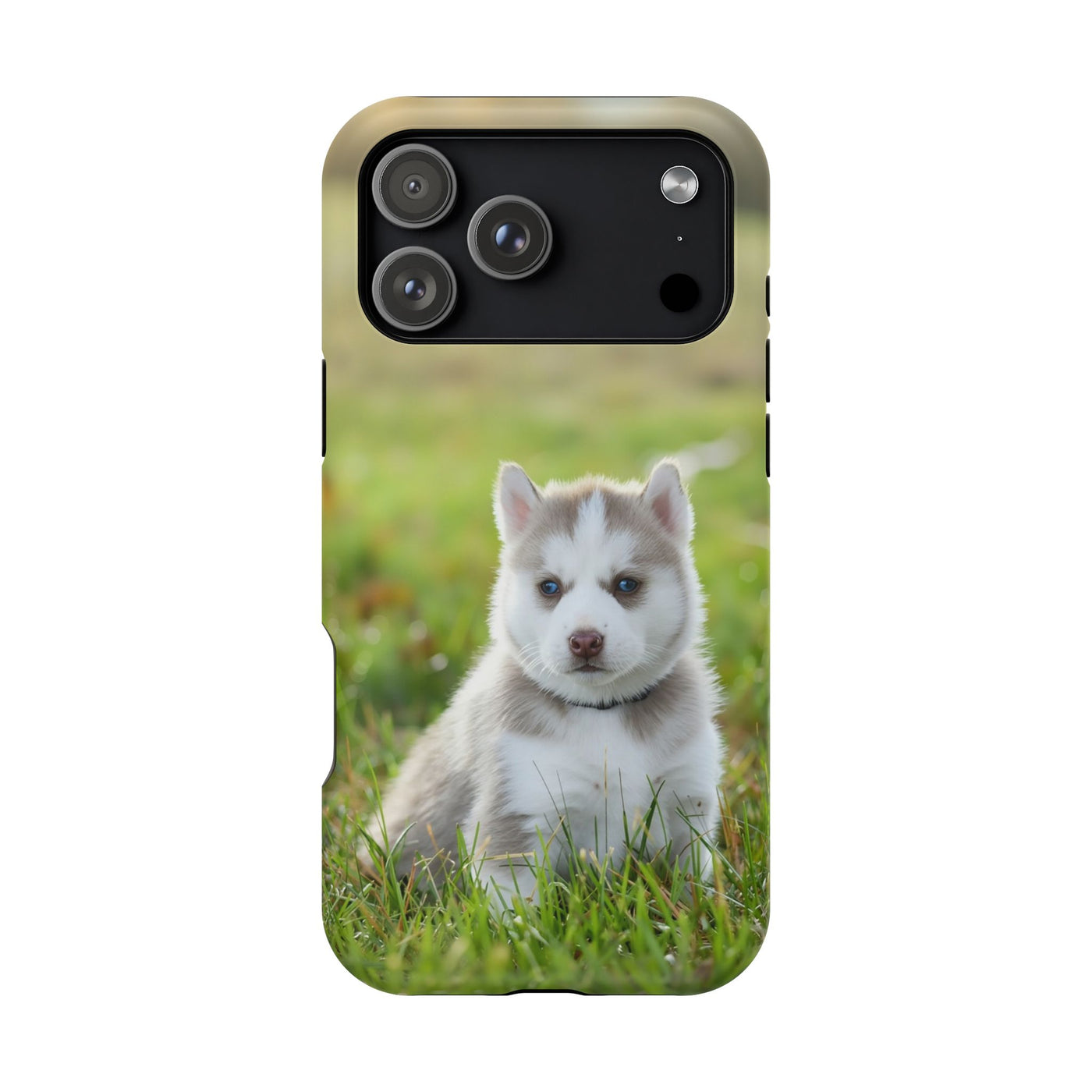 Magnetic Dog Case style 1 for Apple iPhone, Cute Puppy Phone Cover, Impact-Resistant Dog Lover Gift, Pet Protection Case, Animal-Themed Phone Accessory