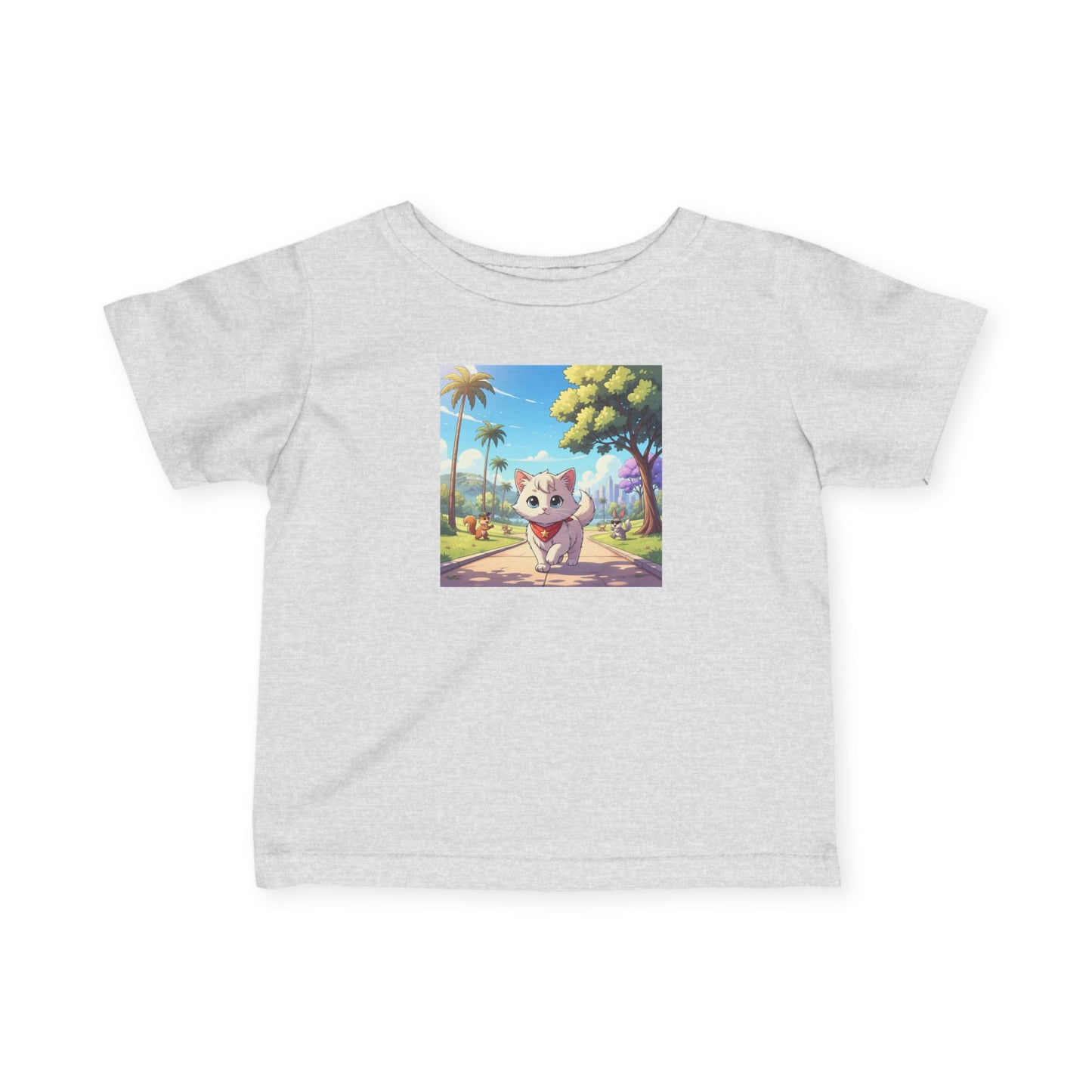 Cute Kitten Infant Baby Fine Jersey T-Shirt style 4