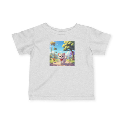 Cute Kitten Infant Baby Fine Jersey T-Shirt style 4