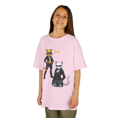 Cool Cat Girls Unisex Kids Heavy Cotton™ Tee