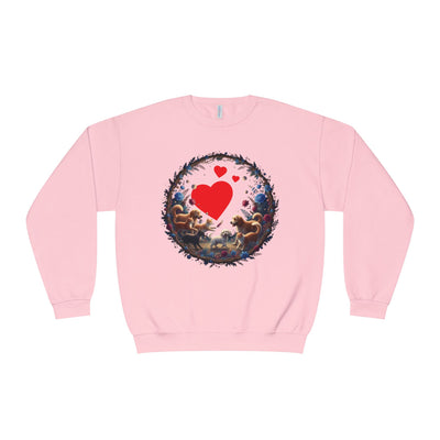 Cats & Dogs Full of Love Unisex NuBlend® Crewneck Sweatshirt
