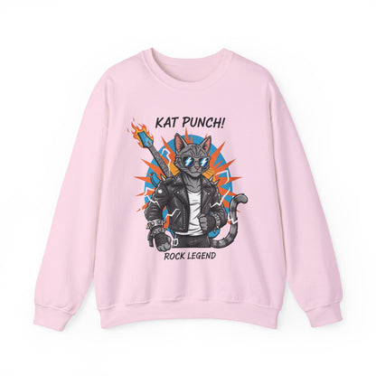 Cool Cat Unisex Heavy Blend Crewneck Sweatshirt style 1