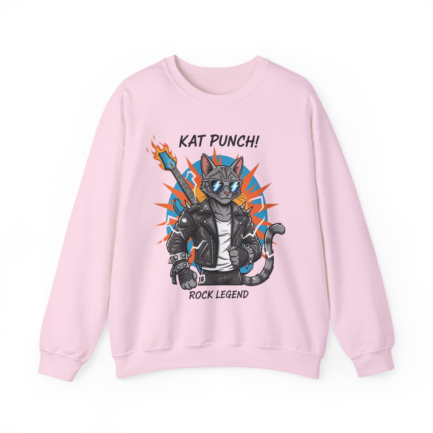 Cool Cat style 1 Unisex Crewneck Sweatshirt | Cozy Gift for Cat Lovers, Casual Wear, Unique Graphic Sweatshirt, Birthday Gift, Everyday Style