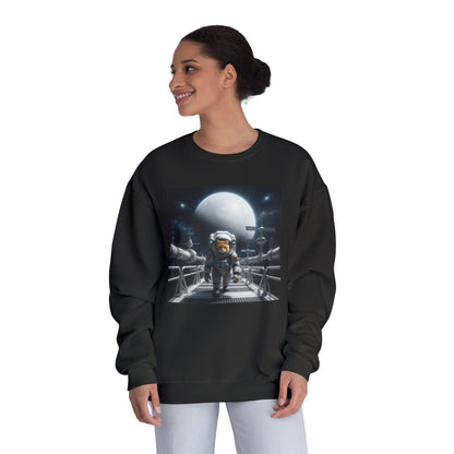 Space Cat Unisex NuBlend Crewneck Sweatshirt style 2