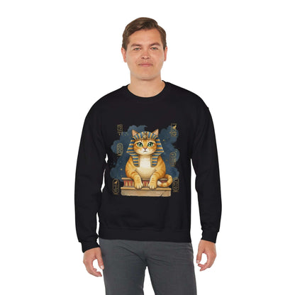 Watercolor Cat painting Unisex Crewneck Sweatshirt style 4