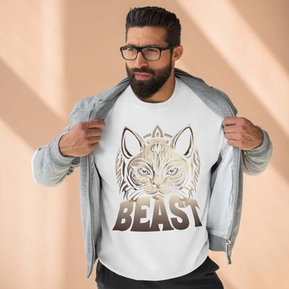 Beast Cat Unisex Crewneck Sweatshirt style 3