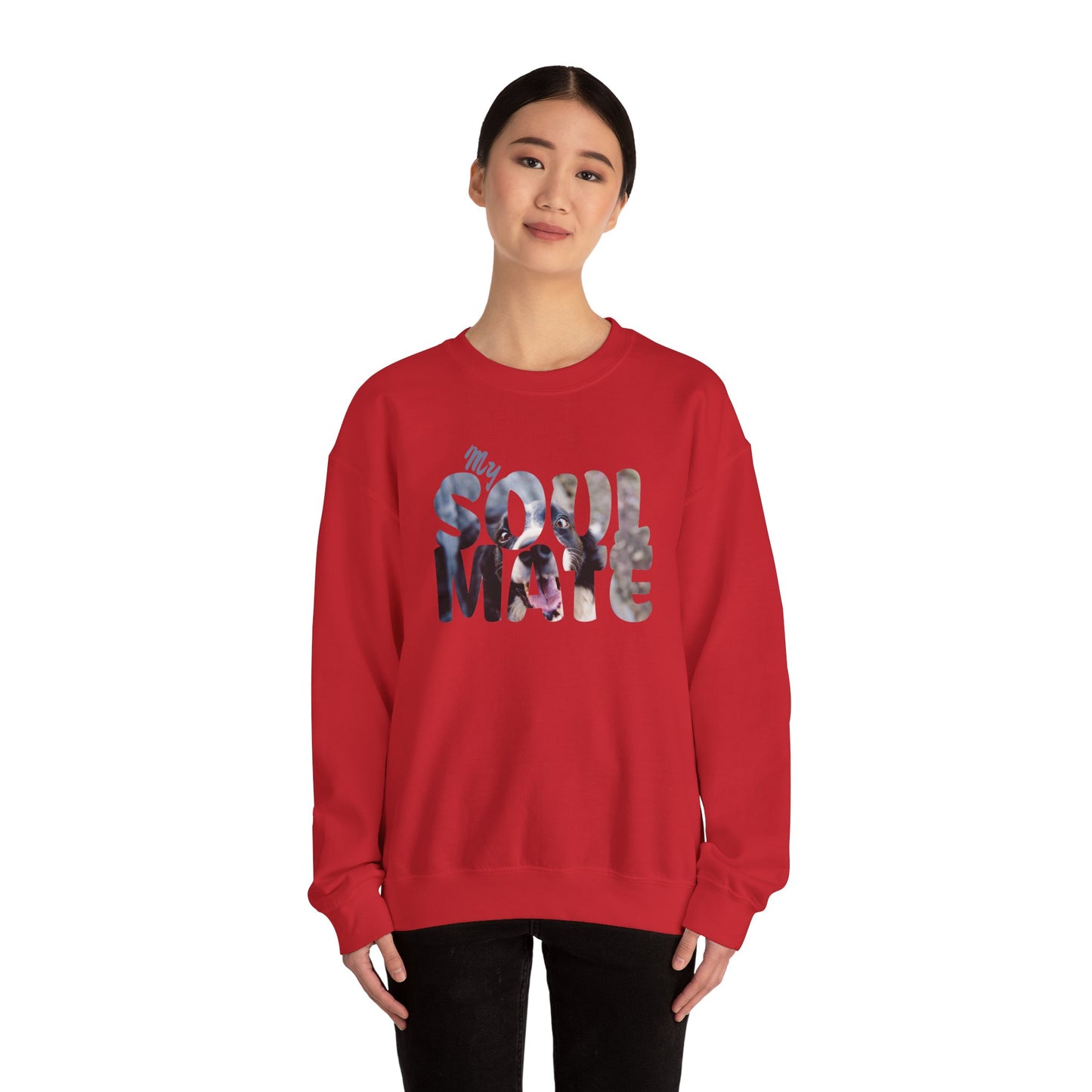 Dog My Soulmate Unisex Crewneck Sweatshirt