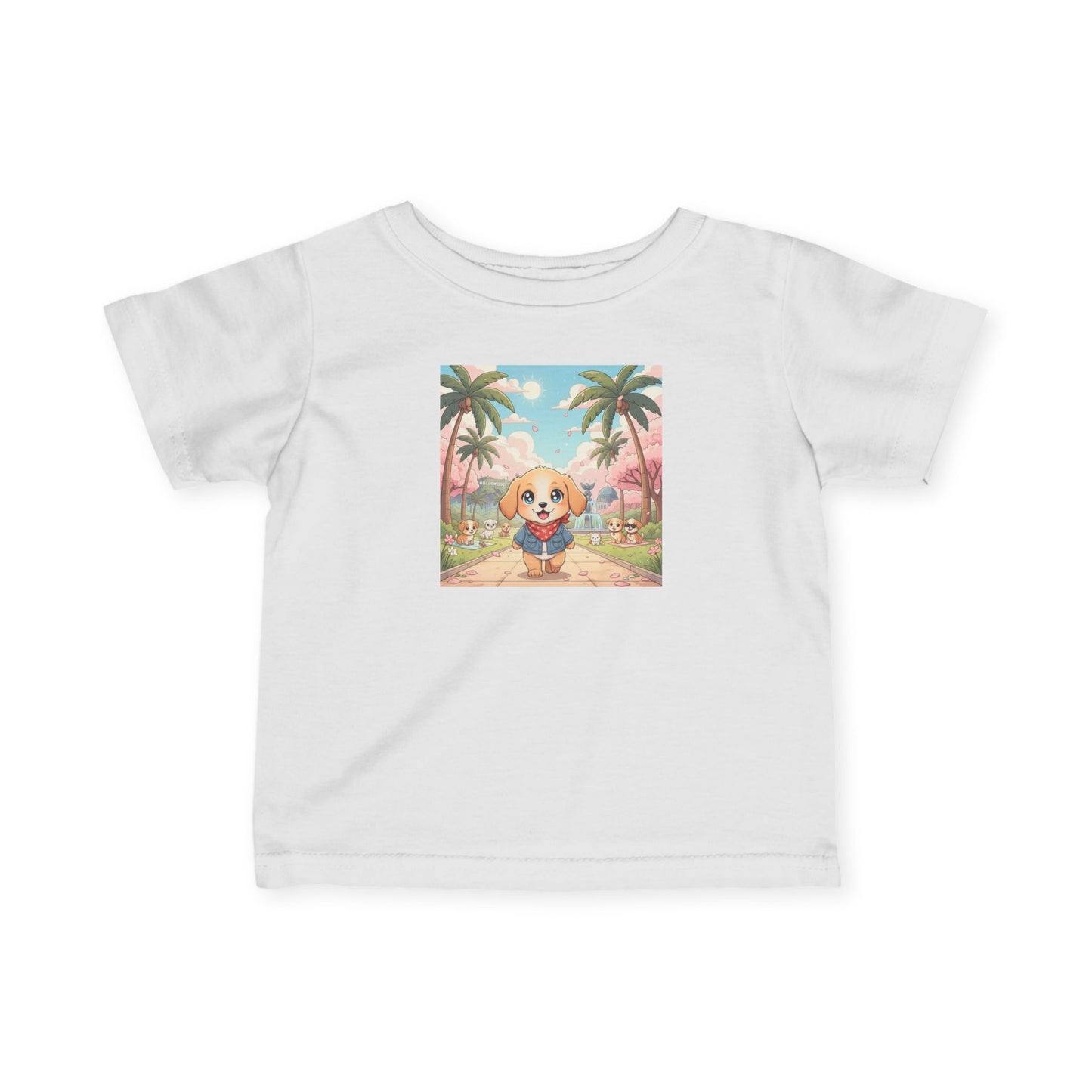 Cute Puppy Infant Baby Fine Jersey T-Shirt style 3