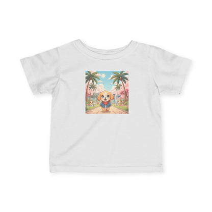 Cute Puppy Infant Baby Fine Jersey T-Shirt style 3