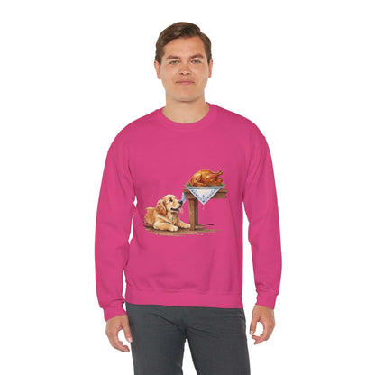 Watercolor Dog painting Unisex Crewneck Sweatshirt style 2