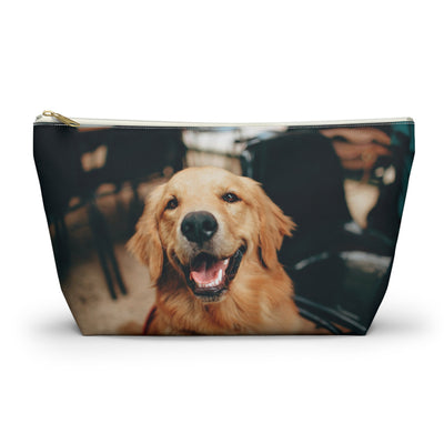 Cute Dog Accessory Pouch | Travel Accessory, Fun Gift, Pet Lover's Item, Unique Accessory Pouch, Travel Essentials