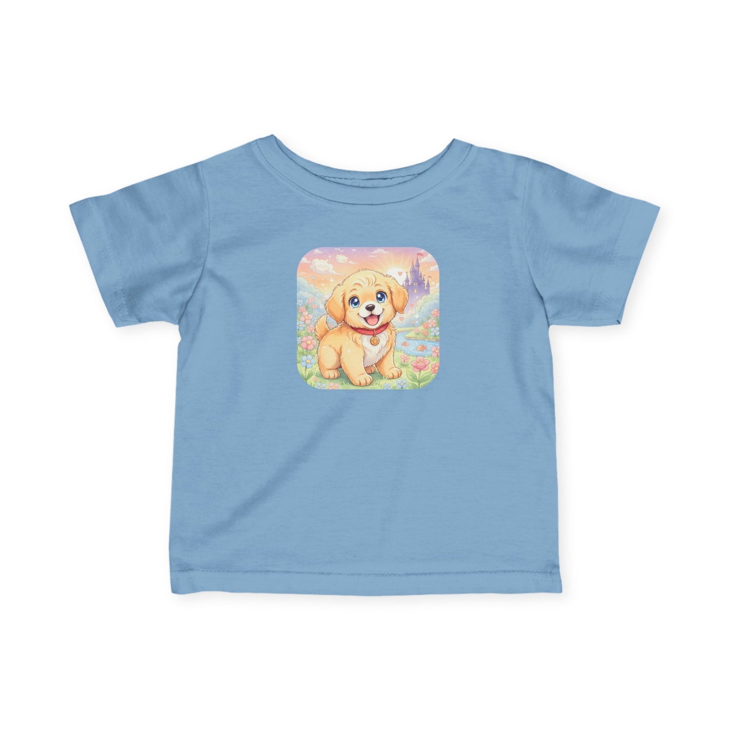 Cute Puppy Infant Baby Fine Jersey T-Shirt style 2