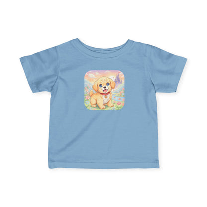 Cute Puppy Infant Baby Fine Jersey T-Shirt style 2