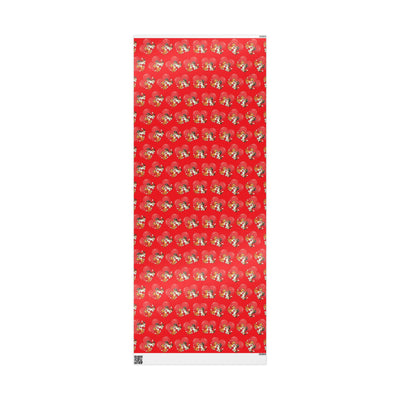 Cats in Love Red Themed Wrapping Paper, Perfect for Cat Lovers, Gift Wrap for Birthdays, Valentine’s Day, Pet Adoption Events, and More!