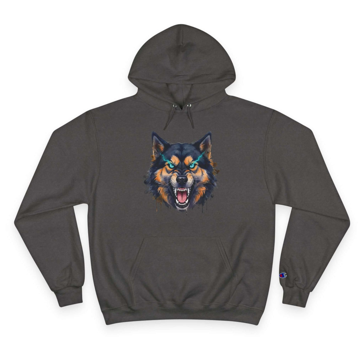 Angry Dog Men and Women Champion Hoodie style 1