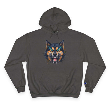 Angry Dog Men and Women Champion Hoodie style 1