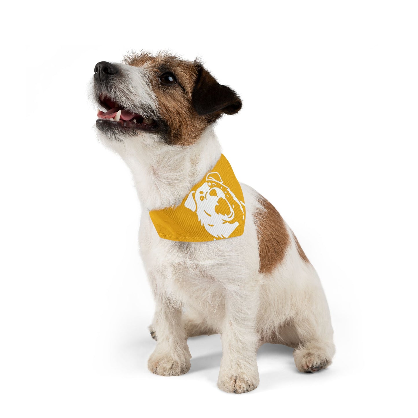 Dog Head Bandana Collar Cats and Dogs Accessory Yellow