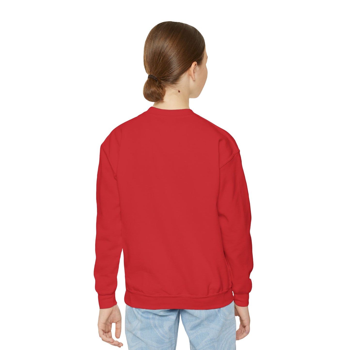 Cool Cat - Cozy Unisex Youth Crewneck Sweatshirt style 2