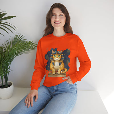 Watercolor painting style 9 Men & Women Cute Cat Pile Crewneck Sweatshirt
