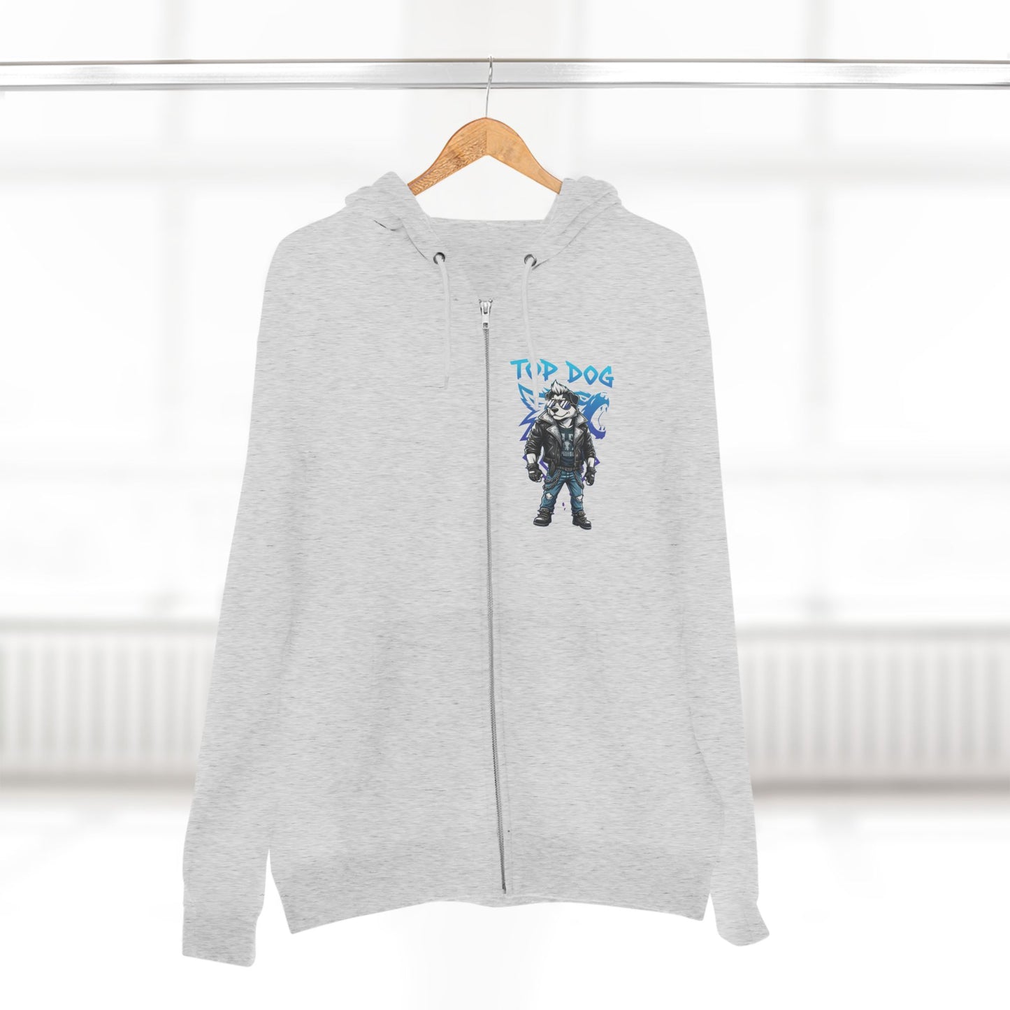 Top Dog Streetwear Graphic Unisex Zip Hoodie