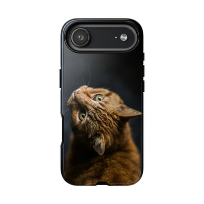 Yellow Cat - Tough Phone Case for Apple iPhone & Samsung Galaxy, Cute Pet Accessories, Gift for Cat Lovers