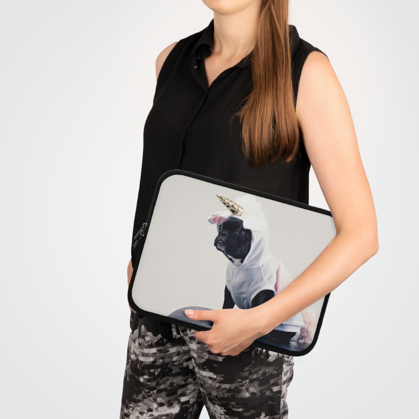 Stylish Cute Dog Laptop Sleeve style 1