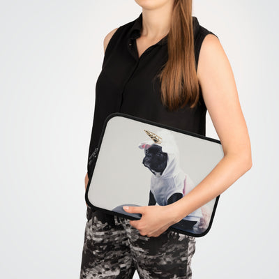 Cute Dog style 1 Laptop Sleeve, Pet Lover Gift, Stylish Computer Case, Birthday Present, Fun Travel Accessory