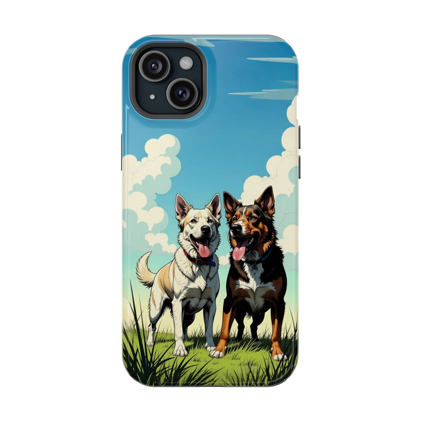Dog Lovers' Magnetic Impact-Resistant Phone Case comic style 1, Cute Dog Design, Pet Owner Gift, Animal Lover Accessory, Birthday Gift for Dog Lovers