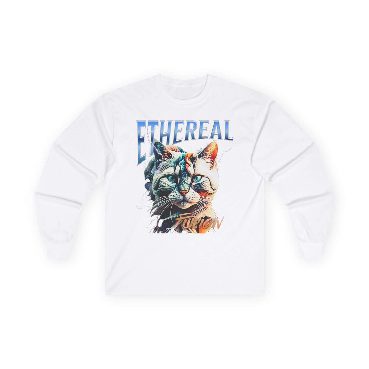 Cat Ethereal Fusion Unisex Ultra Cotton Long Sleeve Tee