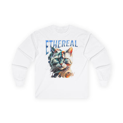 Cat Ethereal Fusion Unisex Ultra Cotton Long Sleeve Tee