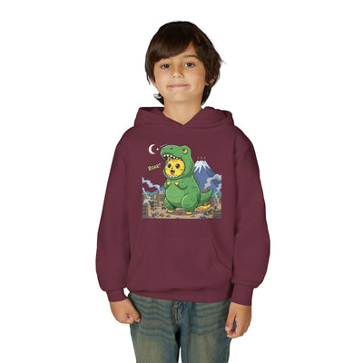 Cat cosplay Godzilla style 1 Unisex Kids Hoodie - Fun & Cozy Heavy Blend Sweatshirt with Cute Design