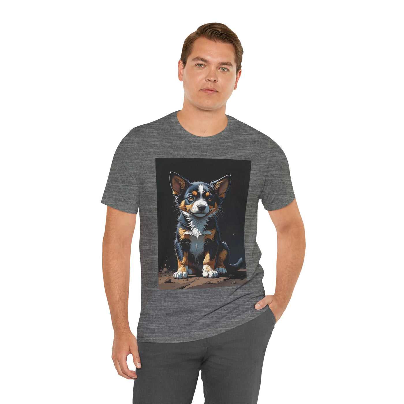Cute Corgi Short Sleeve Tee - Pet Lover Shirt, Dog Apparel, Animal Gift, Casual Wear, Gift for Dog Owners