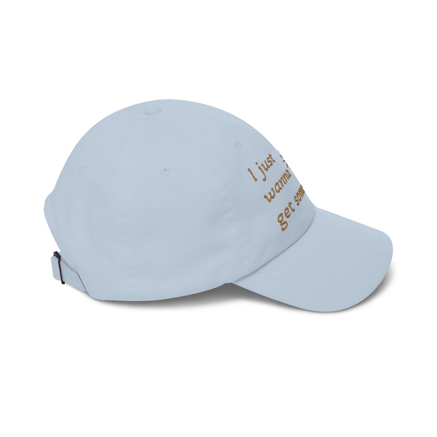 I Just Wanna Get Some Sleep Funny Dog Embroidered Dad Cap Hat