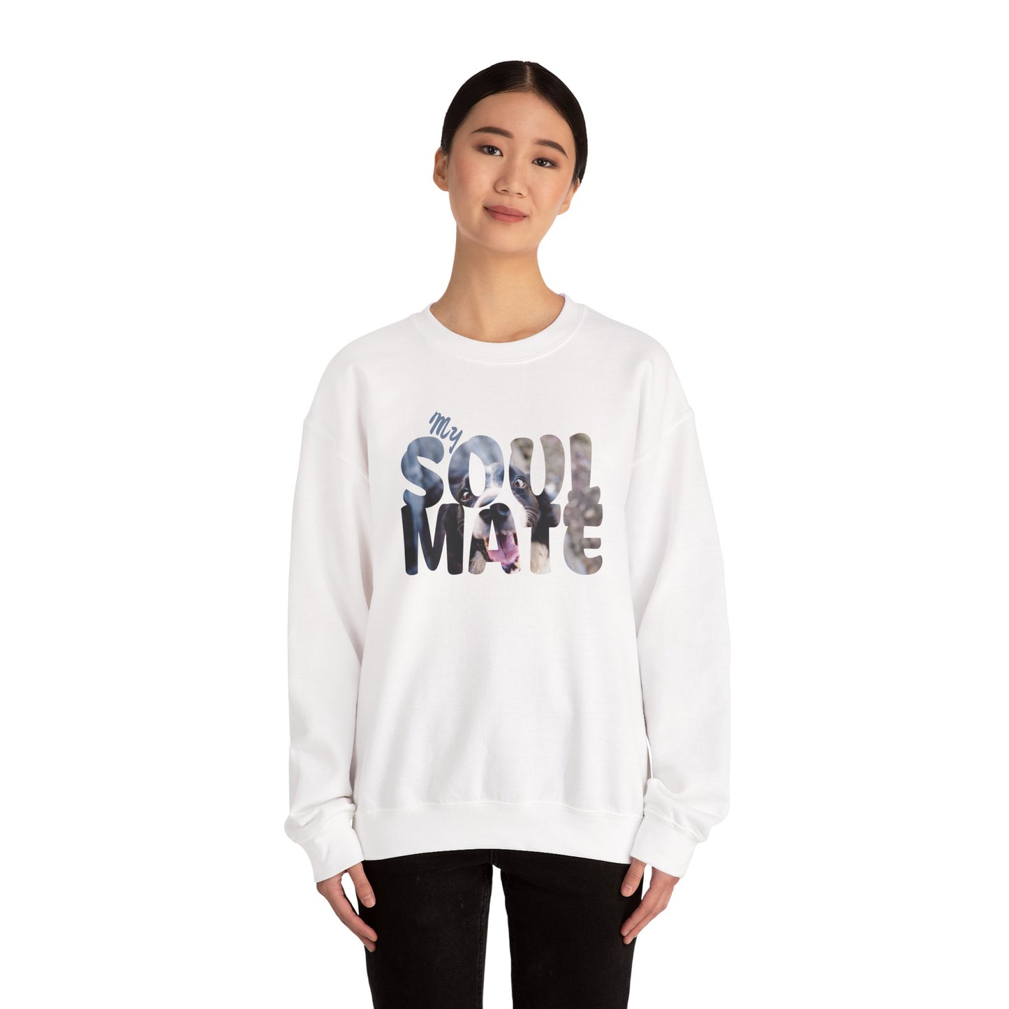 Dog My Soulmate Unisex Crewneck Sweatshirt