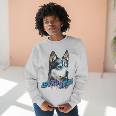 "Loyal Heart" Dog Lover style 3 Unisex Crewneck Sweatshirt