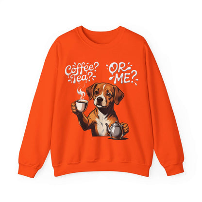 Coffee Tea Or Me - Dog Graphic Unisex Crewneck Sweatshirt