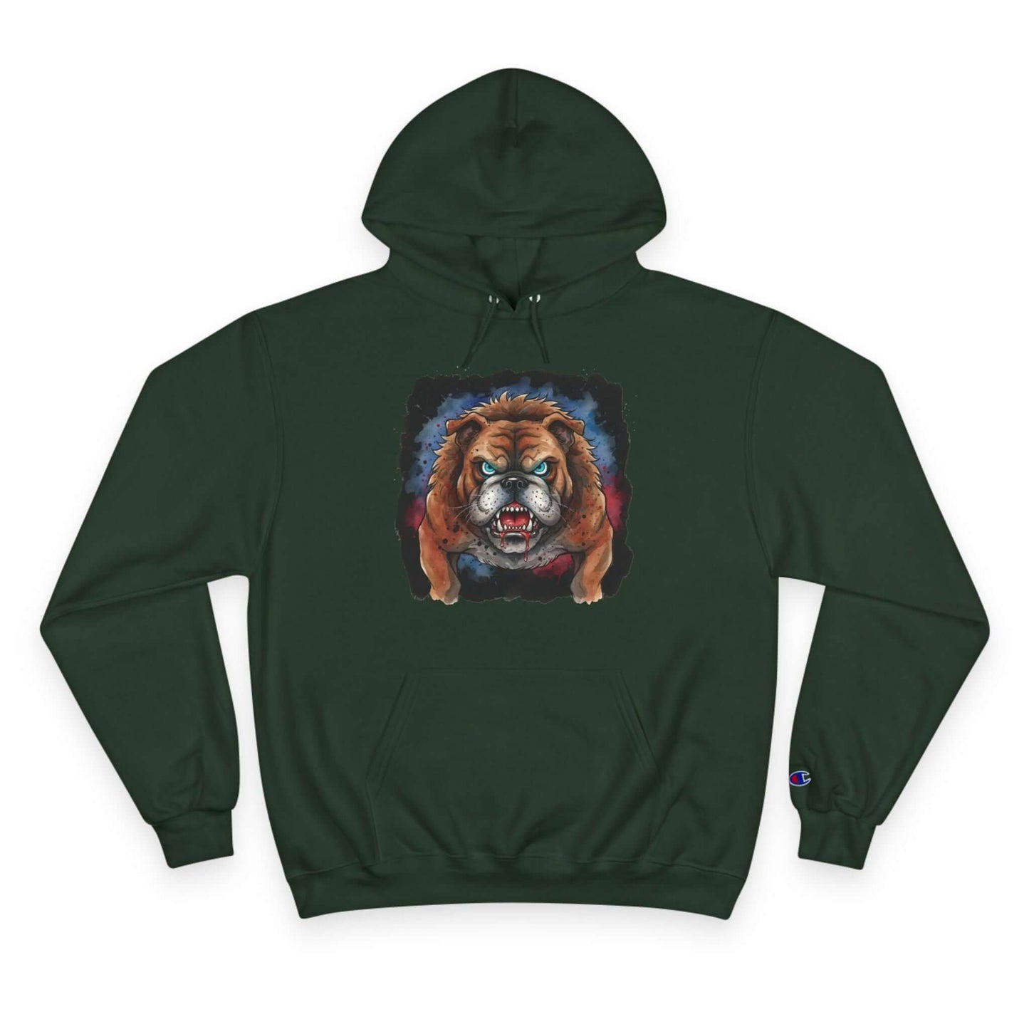 Angry Dog Men and Women Champion Hoodie style 4