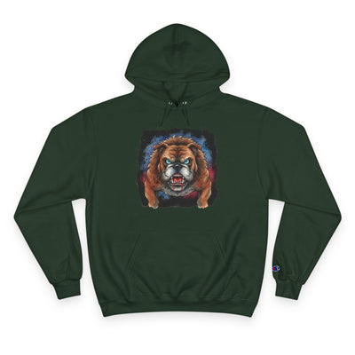 Angry Dog style 4 Men and Women Champion Hoodie