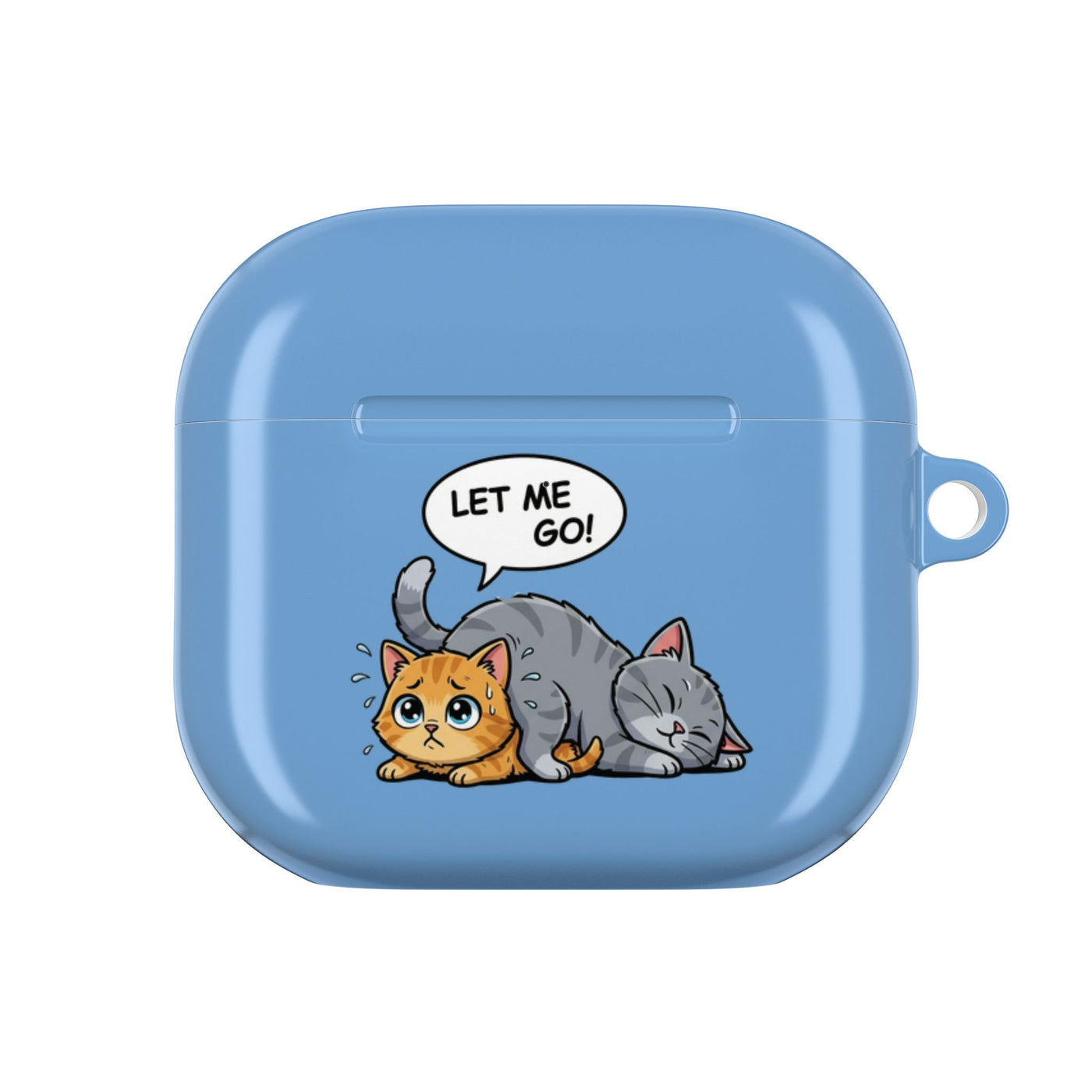 “Let Me Go!” style 3 Cute Cats AirPods Gen 4 Case