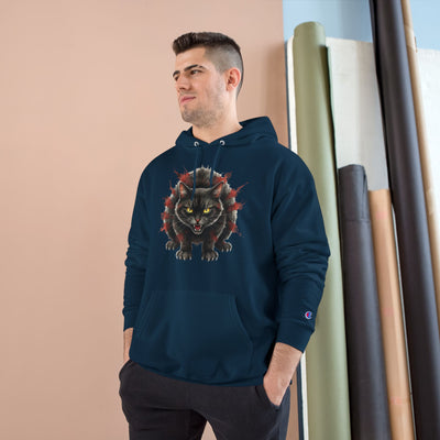 Mad Cat style 3 Men and Women Champion Hoodie