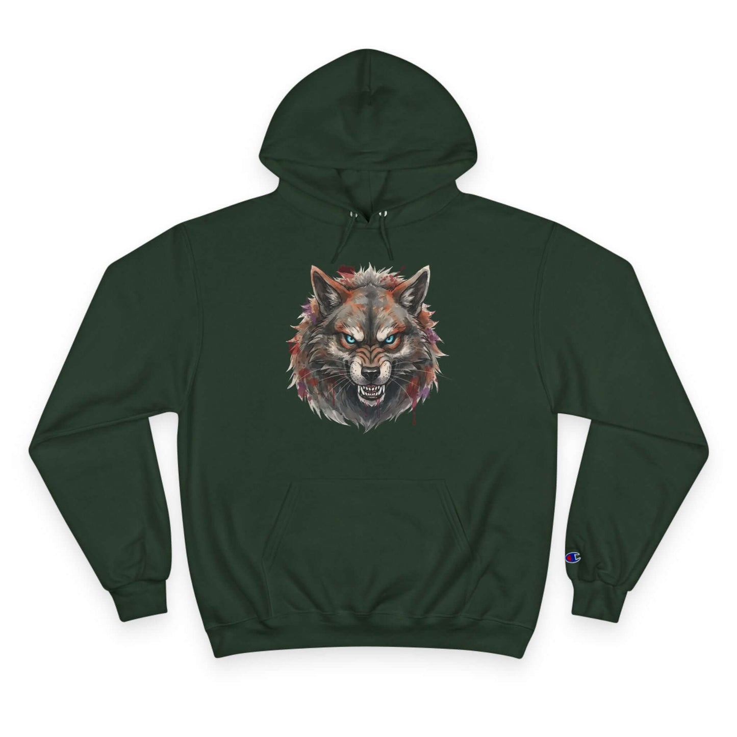Angry Dog Men and Women Champion Hoodie style 2