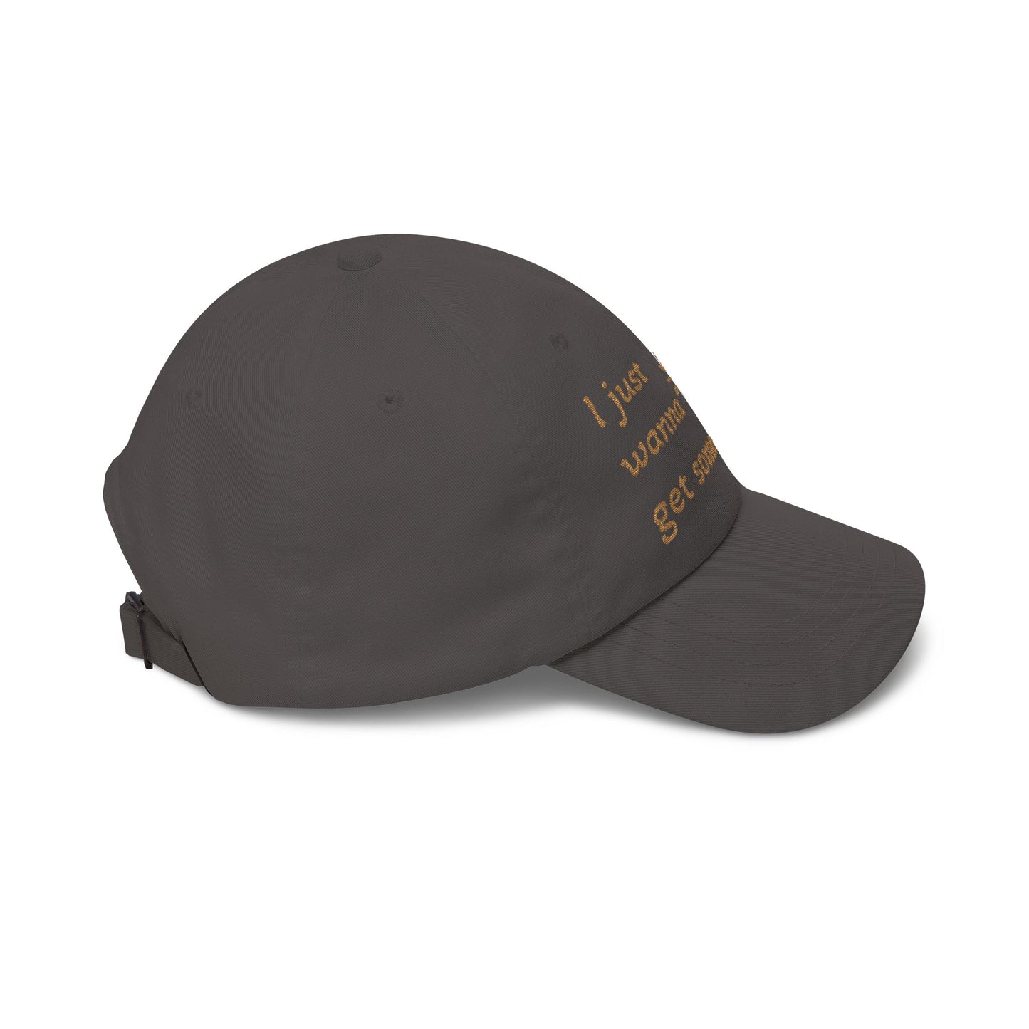 I Just Wanna Get Some Sleep Funny Dog Embroidered Dad Cap Hat